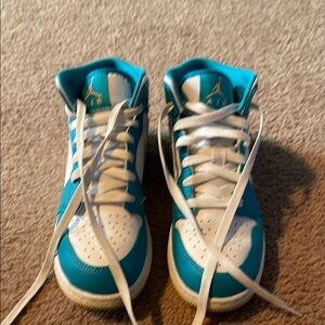 Kids Blue and White Sneakers